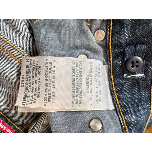 Denizen from Levi’s 218 Slim-Straight Fit 14 Regular Jeans - Picture 7 of 7